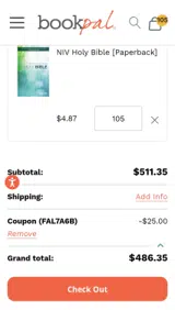 FAL7A6B) coupon verification screenshot