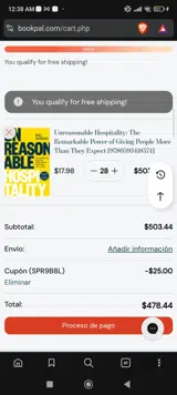 SPR9B8L coupon verification screenshot