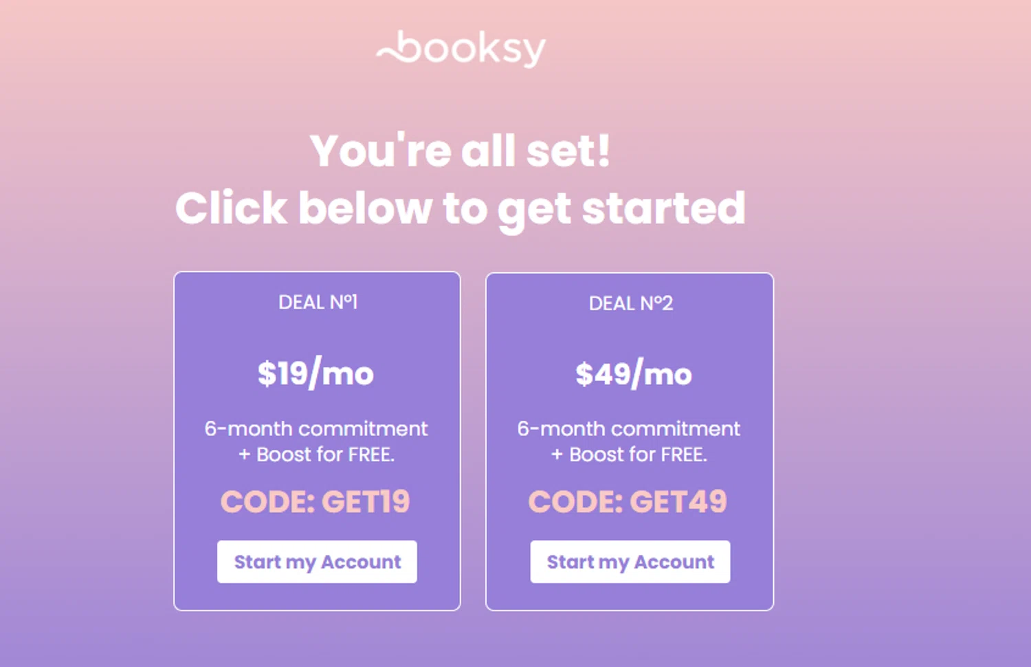 Booksy discount code screenshot showing code GET19 applied at Booksy checkout page. Uploaded by SimplyCodes community member SimplyCVerlie on Jun 27, 2025