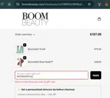 BOOMSPECIAL coupon verification screenshot