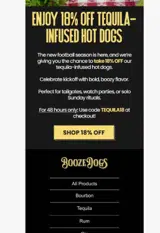 tequila18 coupon verification screenshot