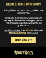 tequilaburger20 coupon verification screenshot