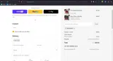 WELCOME15 coupon verification screenshot