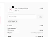 YOHA10 coupon verification screenshot