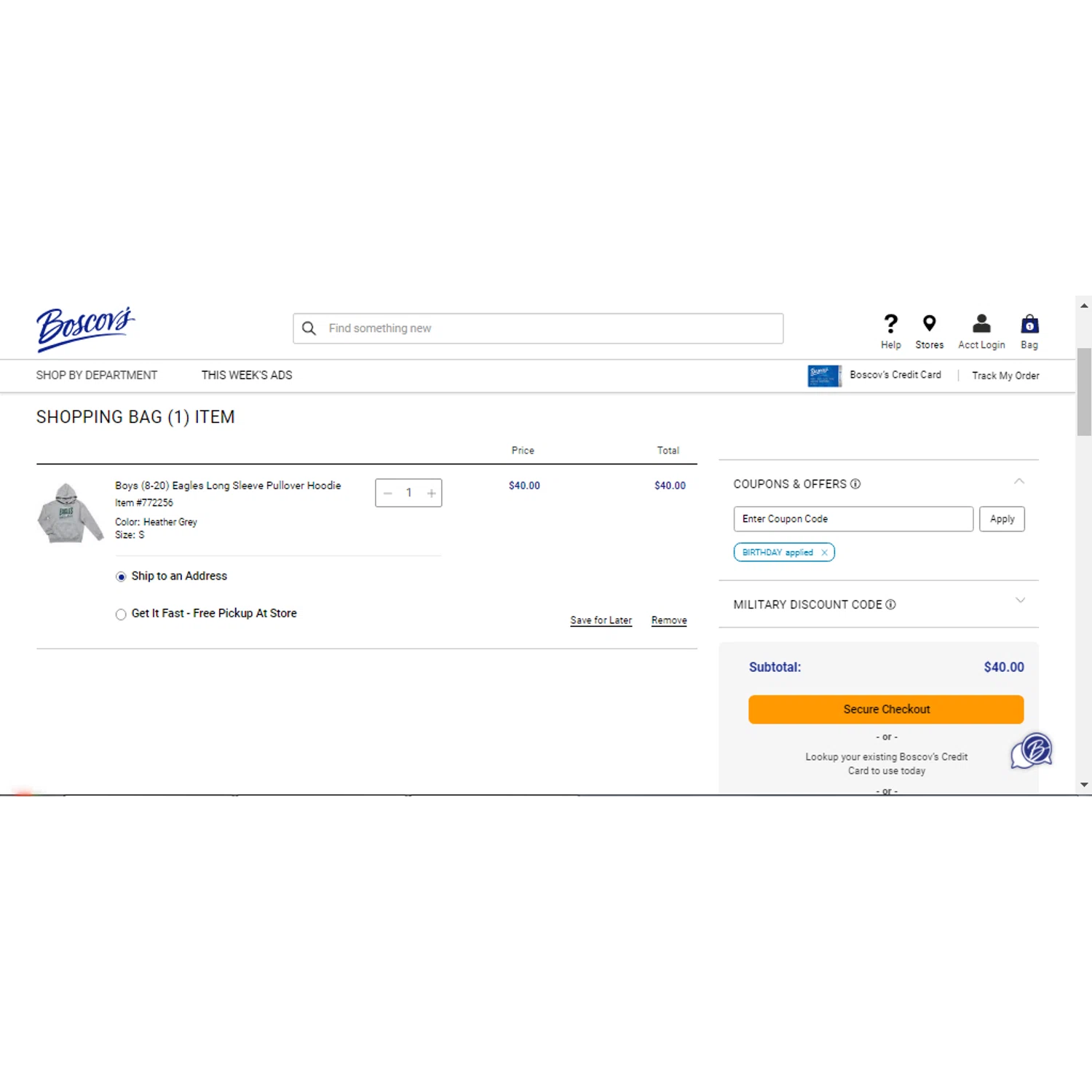 20 off Boscov's Promo Codes September 2023 SimplyCodes