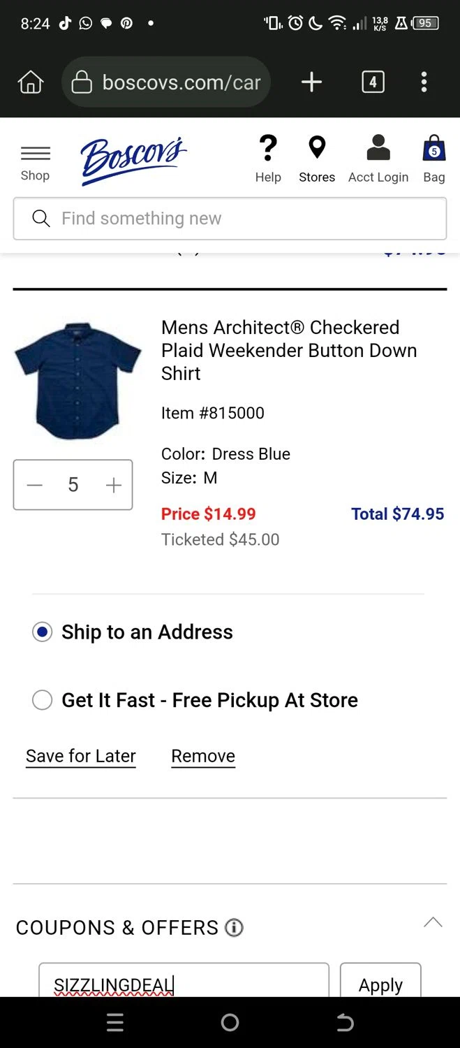 Boscov's Promo Codes 22 Off June 2024