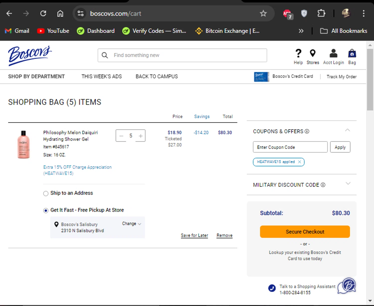 Boscov's Coupons 15 Off September 2024