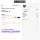 BOSSMAN10 coupon verification screenshot