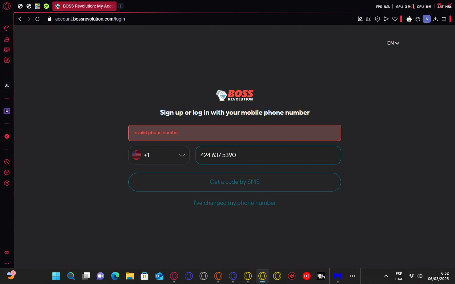 BOSS Revolution promo code screenshot showing code FREE1023 applied at BOSS Revolution checkout page. Uploaded by SimplyCodes community member cajax_manda on Mar 6, 2025