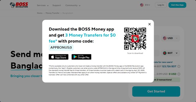 BOSS Revolution checkout page showing BOSS Revolution promo code box | Screenshot taken by SimplyCodes community member on Apr 8, 2025