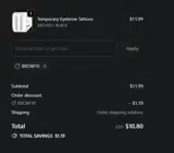 Bossy Studio & Co coupon verification screenshot