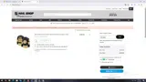 Boston Bruins Shop coupon verification screenshot