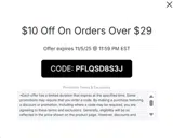 PFLQSD8S3J coupon verification screenshot