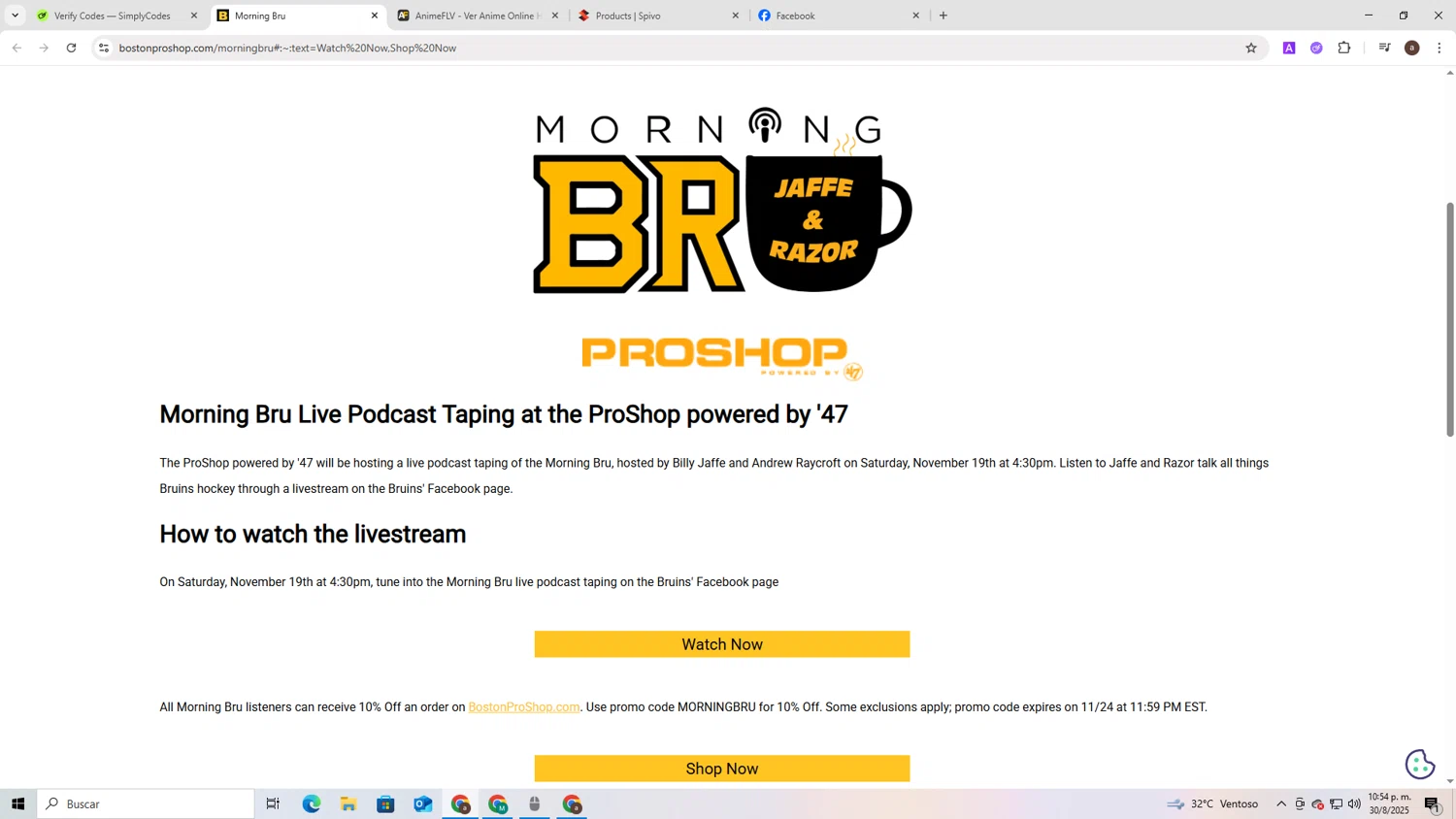Boston ProShop checkout page showing Boston ProShop coupon code box | Screenshot taken by SimplyCodes community member on Aug 30, 2025