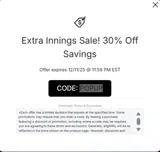 Boston Red Sox coupon verification screenshot