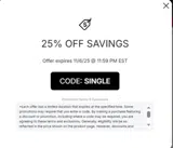Boston Red Sox coupon verification screenshot