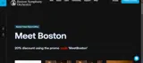 Boston Symphony Orchestra coupon verification screenshot