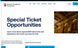Boston Symphony Orchestra coupon verification screenshot