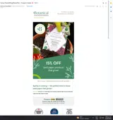Bloom15 coupon verification screenshot