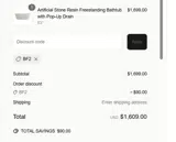 BRBFF20 coupon verification screenshot