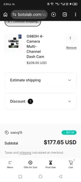 Botslab coupon verification screenshot
