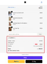 BoutineLA coupon verification screenshot