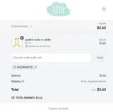 SALEAWAY50 coupon verification screenshot