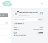 SALEAWAY30 coupon verification screenshot