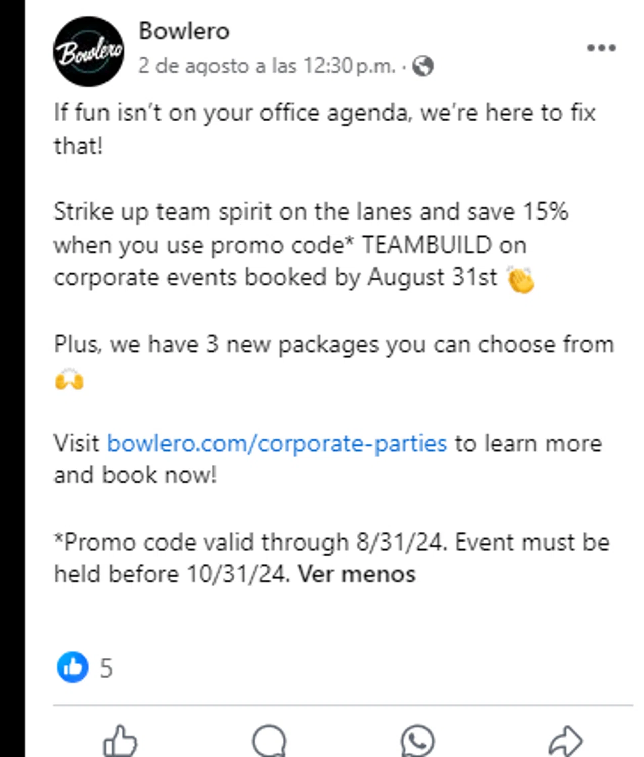 Bowlero Promo Codes 15 Off September 2024