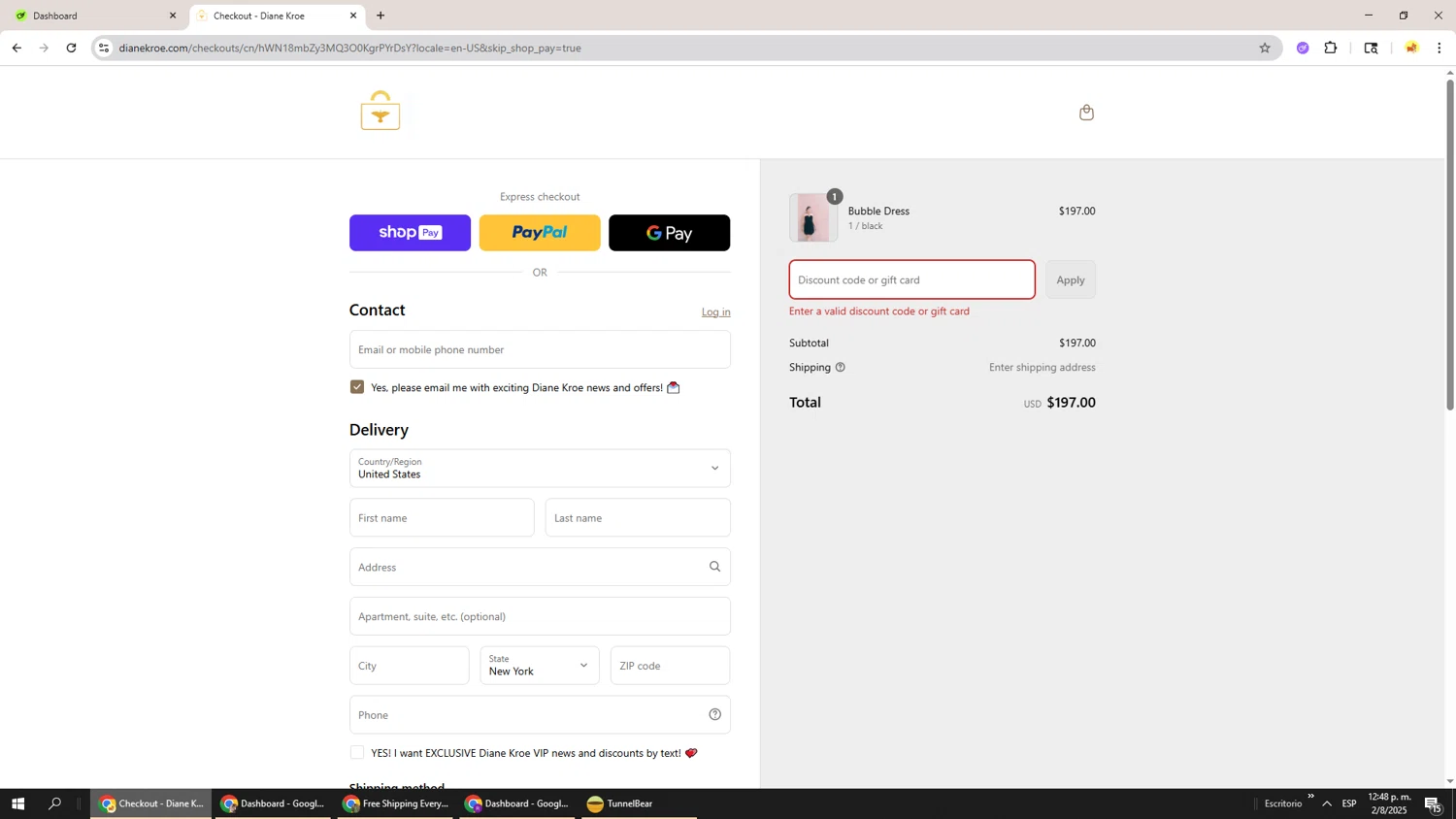 Bowlingball.com coupon code screenshot showing code BOGO applied at Bowlingball.com checkout page. Uploaded by SimplyCodes community member Phoenix585 on Aug 2, 2025