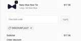 DISCOUNTJULY coupon verification screenshot