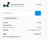 DISCOUNTJULY coupon verification screenshot
