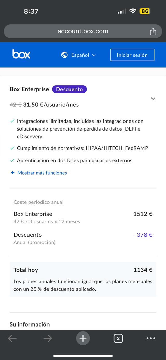 Box checkout page showing Box discount code box | Screenshot taken by SimplyCodes community member on Apr 10, 2024