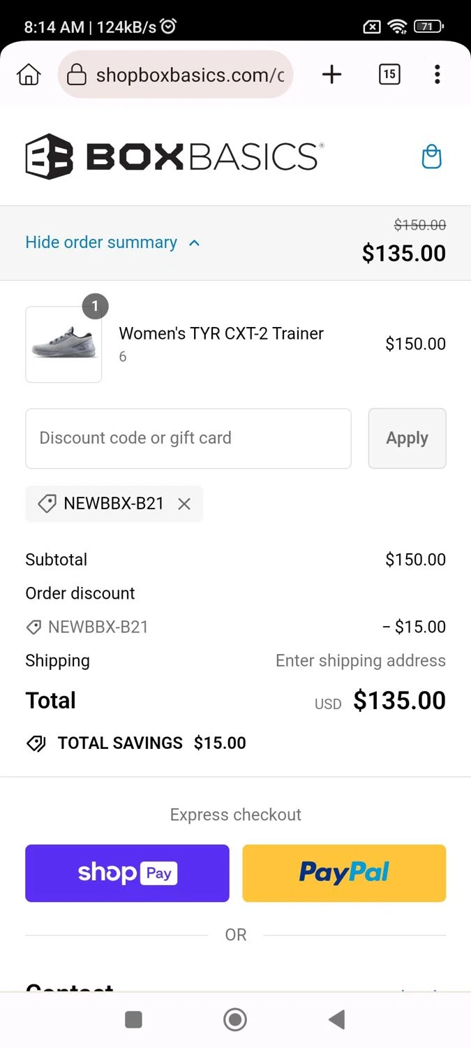 how to use Box Basics coupons