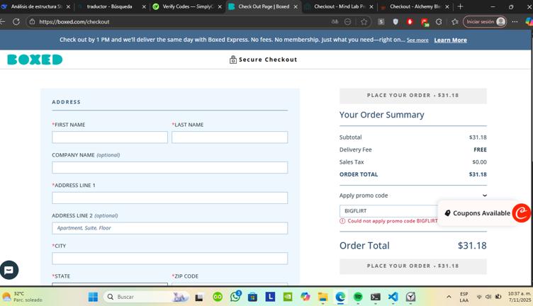 Boxed Promo Codes - 10% Off + Free Ship Coupons Mar 2026