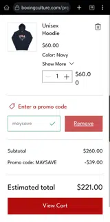 maysave coupon verification screenshot