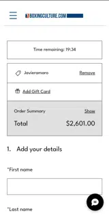 Javieramaro coupon verification screenshot