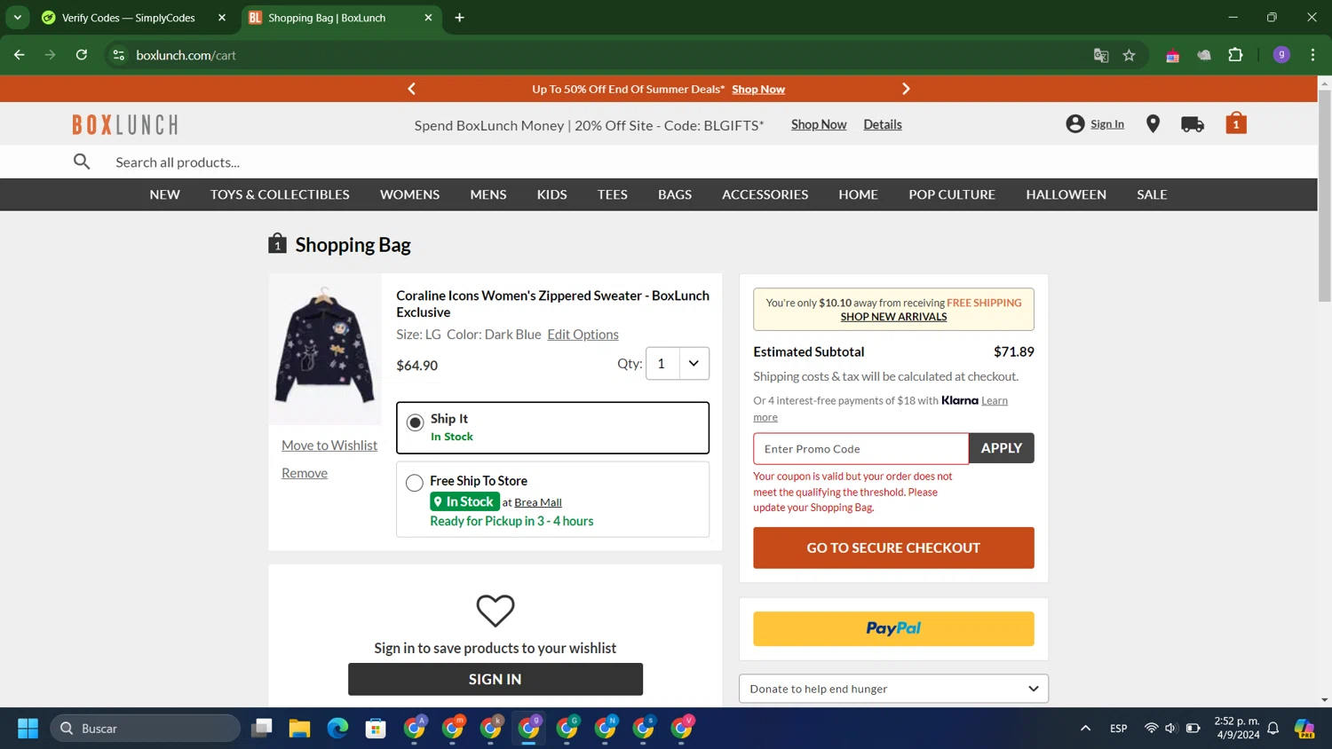 BoxLunch Promo Codes 30 Off October 2024