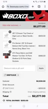 Boxousa coupon verification screenshot