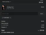 OLIRHYMES coupon verification screenshot