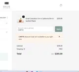 CART10 coupon verification screenshot