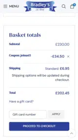 JOINUS15 coupon verification screenshot