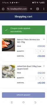 Bf21 coupon verification screenshot