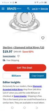 BDSAVE coupon verification screenshot