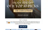 EXTRA10 coupon verification screenshot