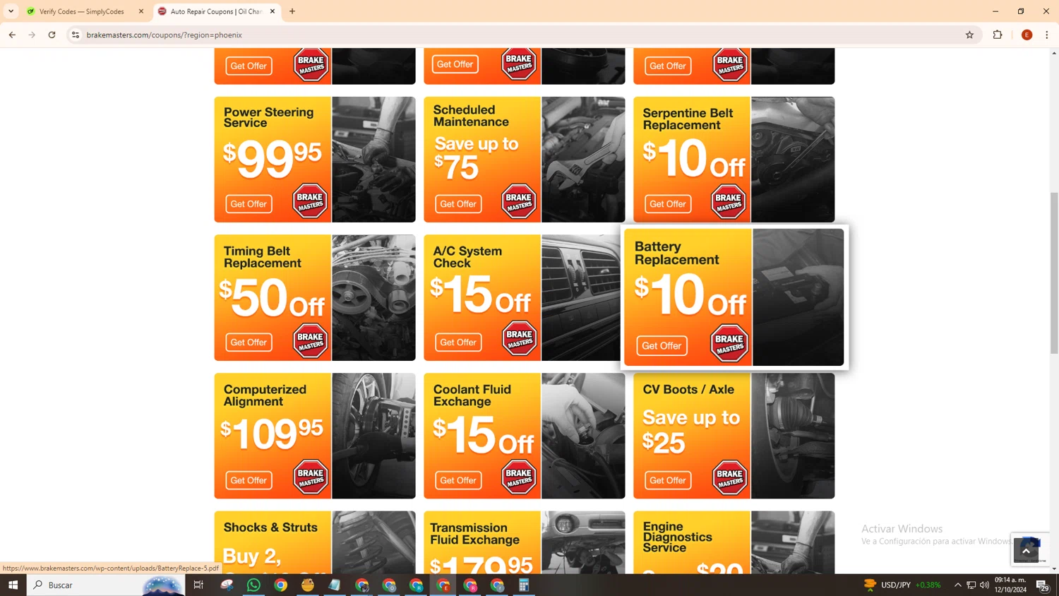 how to use Brake Masters coupons
