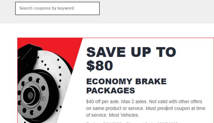 Brakes Plus Promo Codes - $60 Off (4 Verified) Mar 2026