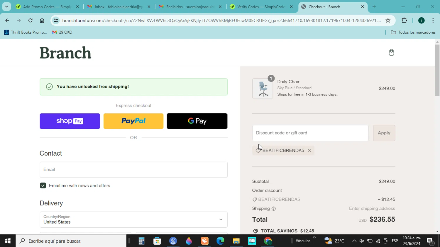 Branch Furniture Promo Codes 5 Off July 2024