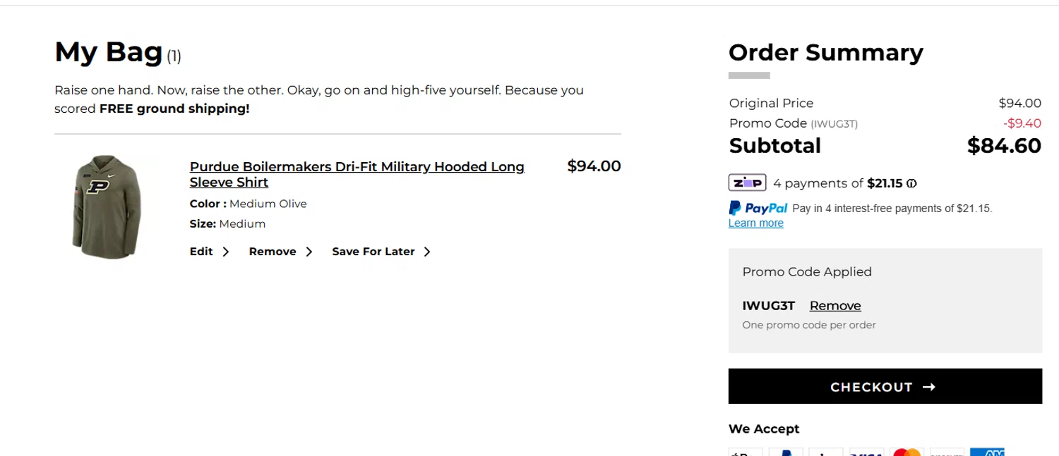 Brandeis University promo code screenshot showing code IWUG3T applied at Brandeis University checkout page. Uploaded by SimplyCodes community member yeresojperez on Nov 29, 2025