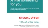 Winter10% coupon verification screenshot